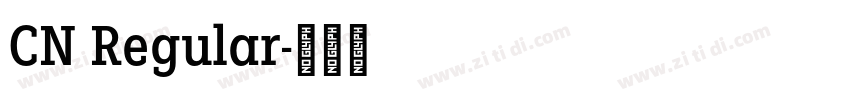 CN Regular字体转换